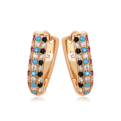 Women's Fashion Graceful Personality Zircon Earrings a0c9b2c6 69e8 4b38 9d44 2cba4bb45870