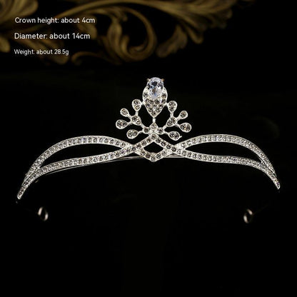 Simple Rhinestone Silver Headband Crown a0cdcc6f b8b9 40d0 9d26 ea4d9a5e16a7 trans