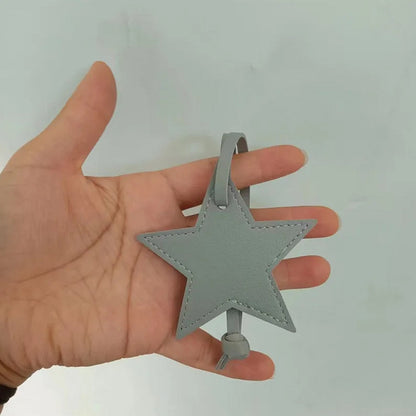 Leather Five-pointed Star Keychain Pendant Bag Ornament a0d2e1f2 6f2a 4cec 936c 357f250f62a2