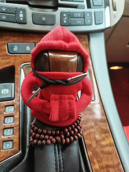 Velvet Car Gear Handle Sleeve Handle Decorative Knob Hoodie Handbrake Cover Hoodie a0e215d4 bd33 4df8 bb6b 1a408f5bf213