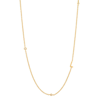 18K Gold Plated 26 Letter Stainless Steel Necklace - HD Wireless Product #13