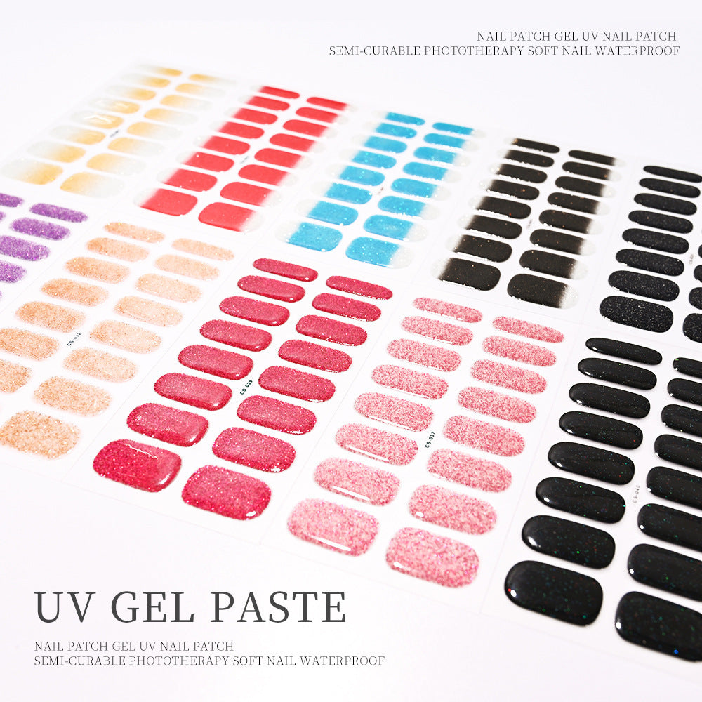 Gel Second Generation Phototherapy Semi-curing Nail Sticker a0eb2eec a9ff 436b 8e86 e407769aa6ee