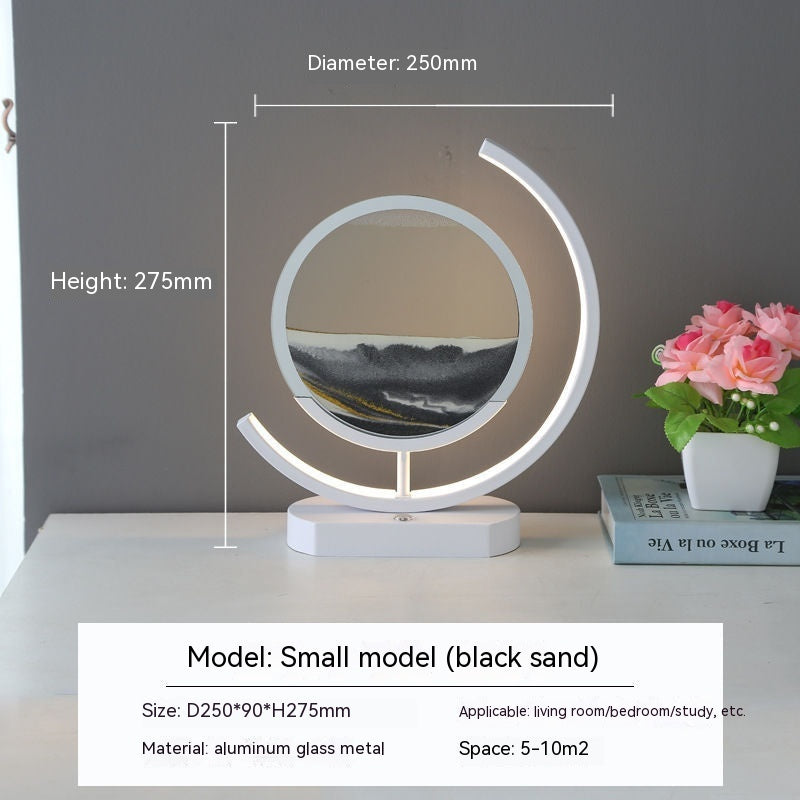 High-end Business Gifts Quicksand Painting 3D Living Room Decorations Lights Creative Lamp Led Lights a0f1bf43 f0ec 426d a154