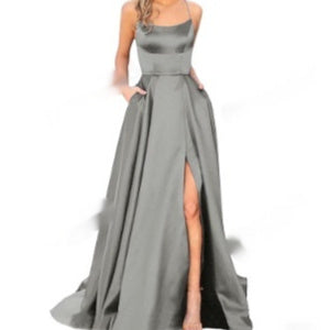 Solid Color Long Slimming And Shoulder Hollow Girlfriends Fashion Bridesmaid Party Dress a0f31dcc ae59 44b8 a20d 53b218dc1a8e