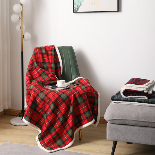 Blanket Lambswool Plaid Plain Cover Blanket Nap Blanket Nap Blanket a0f8f8a0 1df9 4895 8ecb 61c80ce65d97