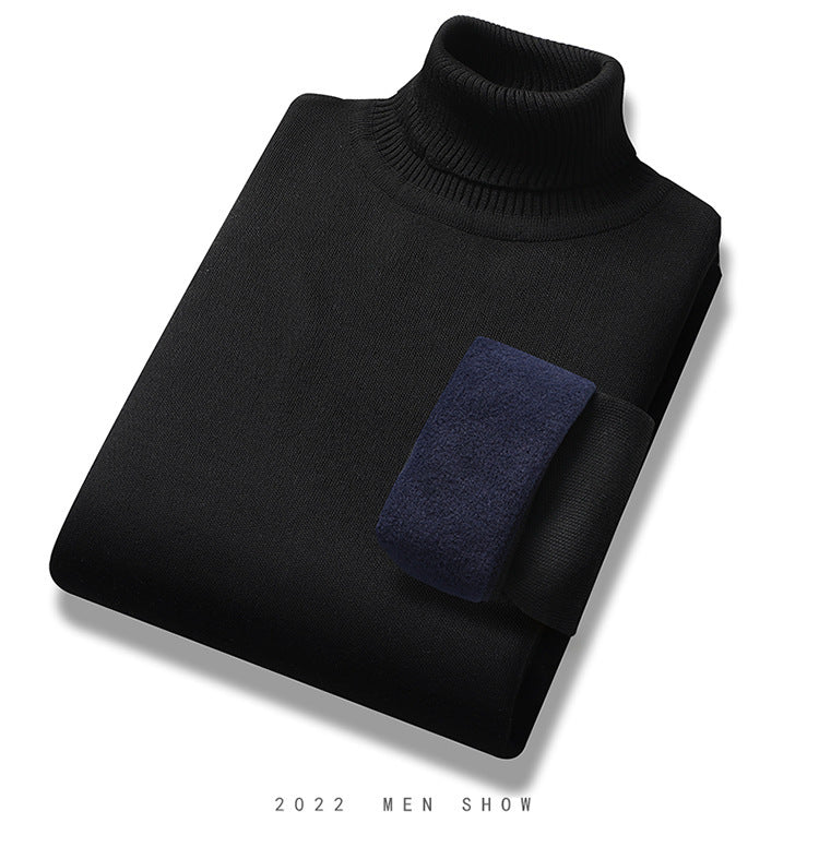 Turtleneck Sweater Men's Loose Velvet Thickened Sweater a1047a2b 1861 4d4b 9a51 e8fe56e46533