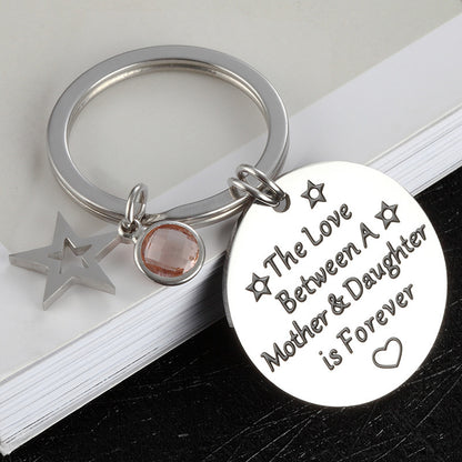 Stainless Steel And Titanium Steel Keychain Fashion Diamond Small Hanging a1081b12 3bf1 4ef4 86c3 b1968edd0fa1