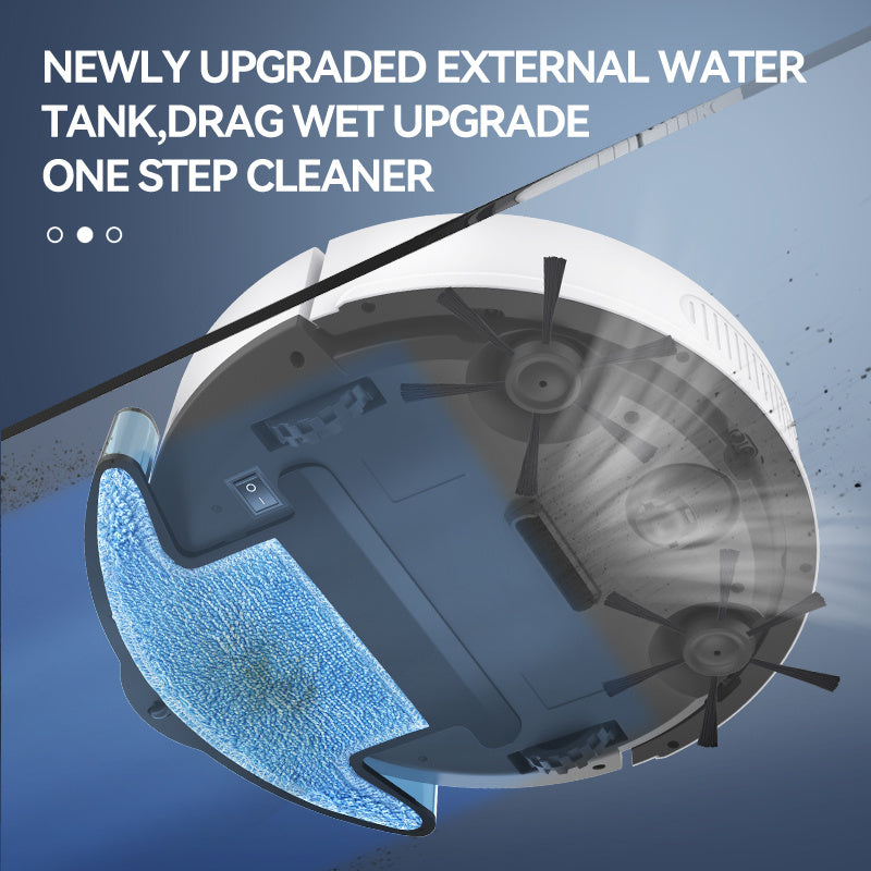 Intelligent Sweeping Robot Large Water Tank Mobile App Remote Control Planning And Cleaning Line Low Noise 2000 Pa Large Suct
