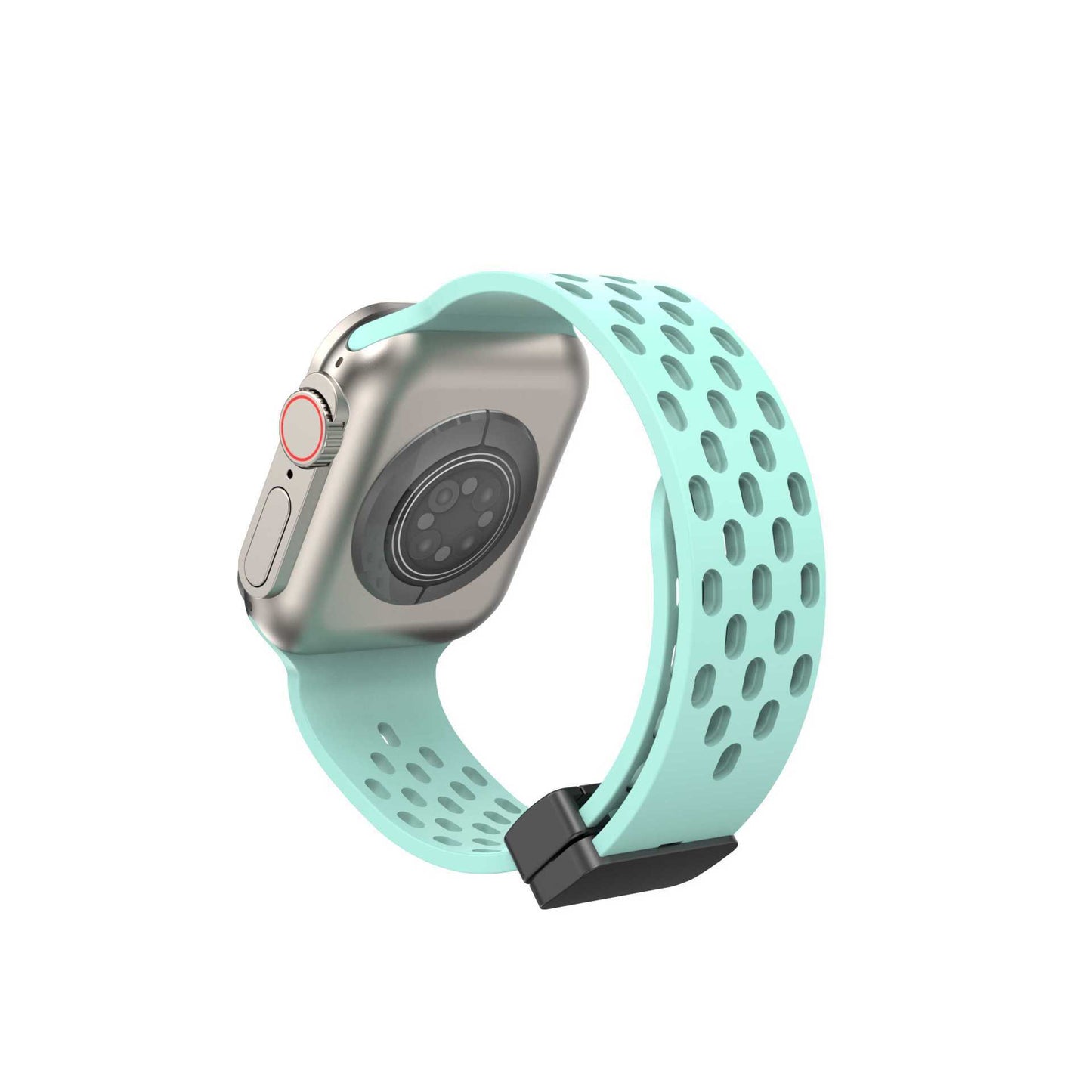 Watchs8 Universal Hole Ventilation Magnetic Suction Silicone Strap a13b5608 3a85 45ba aeeb 69d54982951a