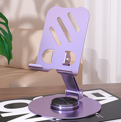 360 Degree Rotation Adjustment Folding Lazy Tablet Desktop Phone Holder - 图片 8