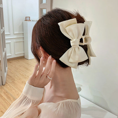 Plain Color XL Bow Ribbon Hair Claw a14815c1 968e 4b94 9095 4a749ee462c9