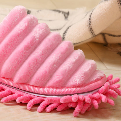 New Fluffy Striped Lazy Floor-scrubbing Slippers a1565916 6e46 4944 be9e 9999b90f9ef9