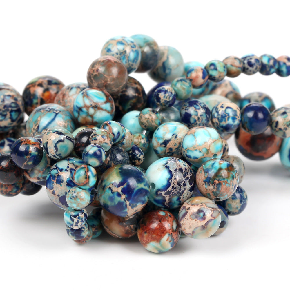 Natural Lapis Lazuli Emperor Turquoise Handmade DIY Bead Semi-finished Product a17eedb8 19d7 4b55 a39c c62057a3fd70