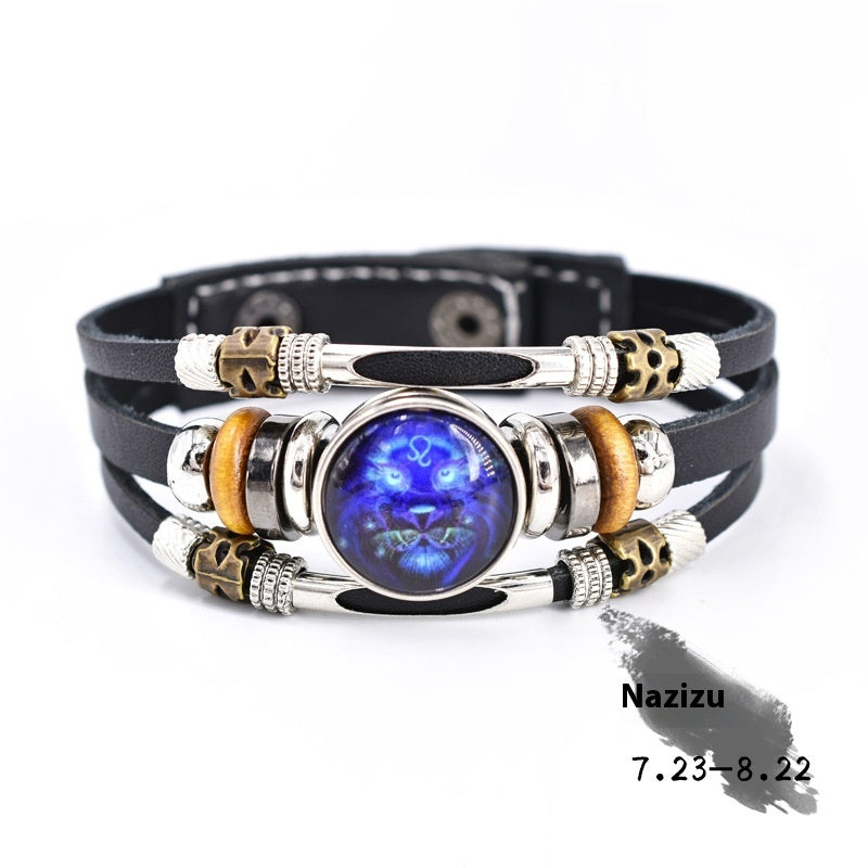 Personalized Three-layer Woven Beads Leather Bracelet a180b845 3822 4aae 966c fc0fcfebb5df trans