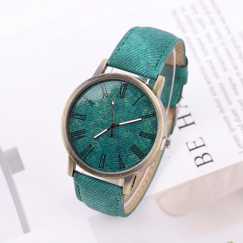 Women's Casual Denim Belt Quartz Watch a18eed71 8b42 4801 adb6 f08db5a2366a