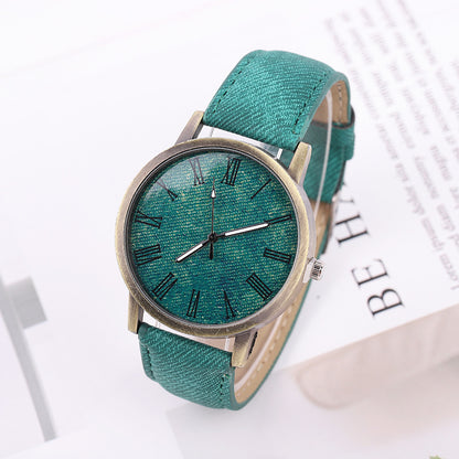 Women's Casual Denim Belt Quartz Watch a18eed71 8b42 4801 adb6 f08db5a2366a