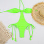 Lace-up One-piece Swimsuit Women's Halter Design Sense a19d1a2e 6905 42d4 89a9 78d0d448f773