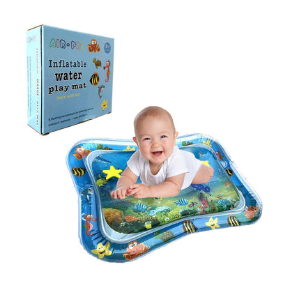 Baby Inflatable Water Mat, Infants Summer Beach Water Mat Patted Pad Water Cushion For Infants Toddlers Summer Activity Play 