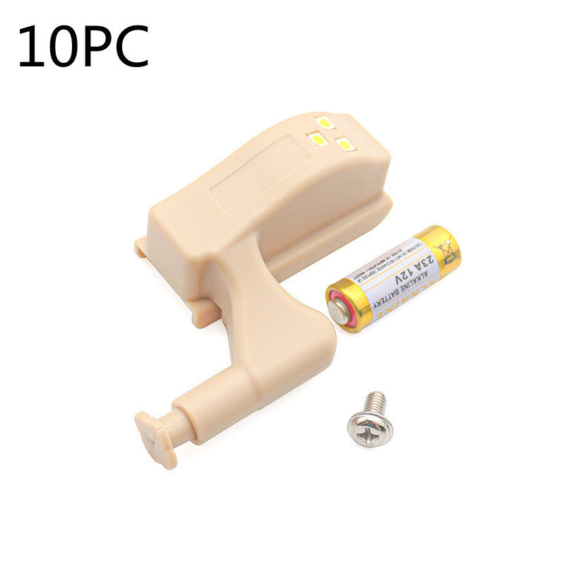 New Hot 10Pcs Unit Cabinet Cupboard Closet Hinge LED Light Lamp Emergency Helpful LED Sensor Light a1aa6f76 98d0 4b75 b567 29