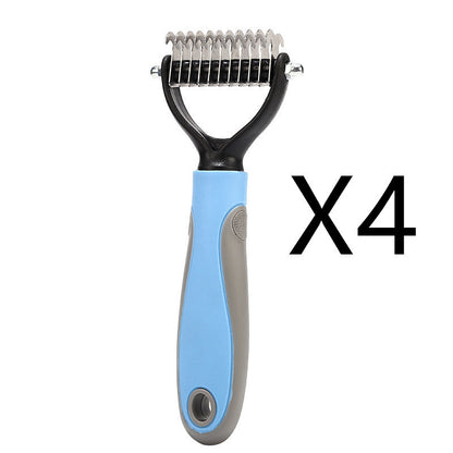 Stainless Double-sided Pet Brush Hair Removal Comb Grooming Dematting Dog Grooming Shedding Tools a1caec26 de7c 4d28 9074 1db