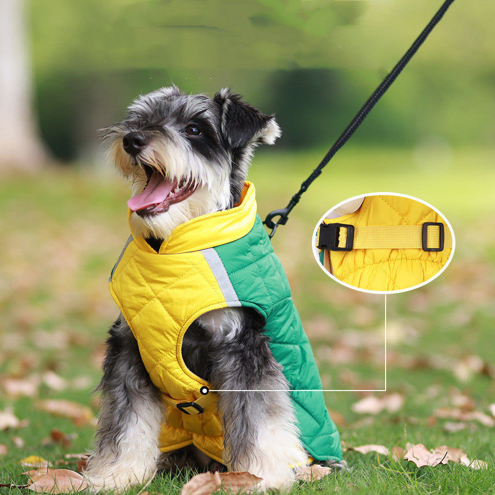 New Style Pet Clothes Reflective Warm Cotton Padded Coat a1dfabe9 407c 42f8 b743 9ad5ab23a94e