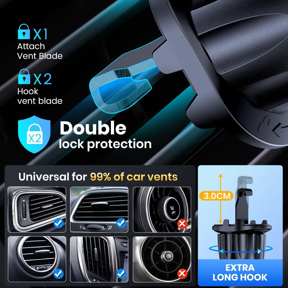 Car Rotating Air Outlet With Hook Multifunctional For Navigator Universal Mobile Phone Holder - 图片 3