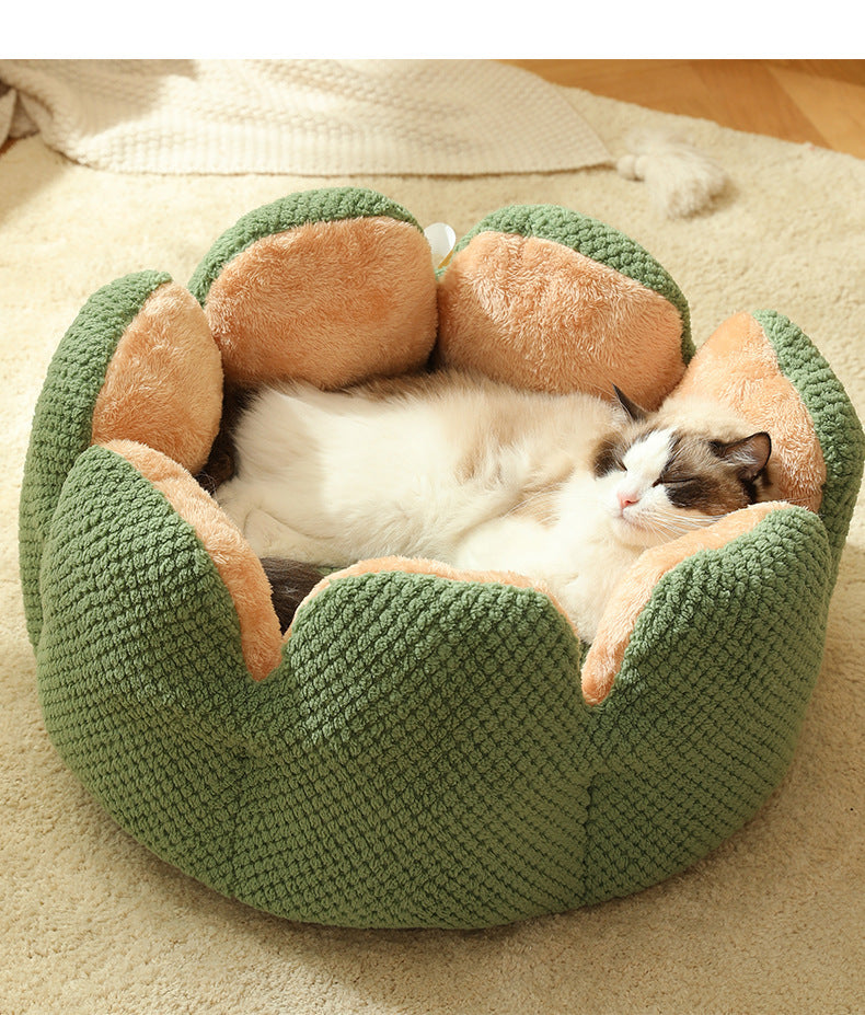 Soft And Warm Cactus Petal Pet Nest a1fe93b4 00f5 4dc3 80b7 8ee68c11668f