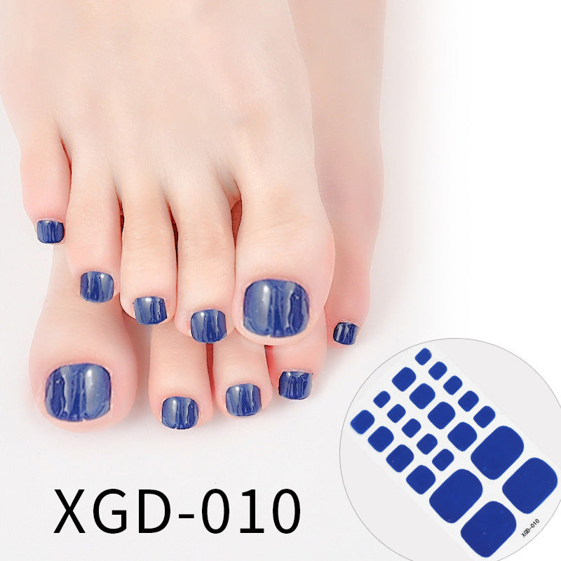 Nail Art Foot Sticker Fashion Solid Color Nail Sticker a204e1fc c0fb 44e8 a982 4c2cc2d3269a