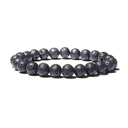Natural Tiger Eye Volcanic Rock Agate Beads Bracelet a20cff3d dad0 41b1 b8a8 c448908a2d6d