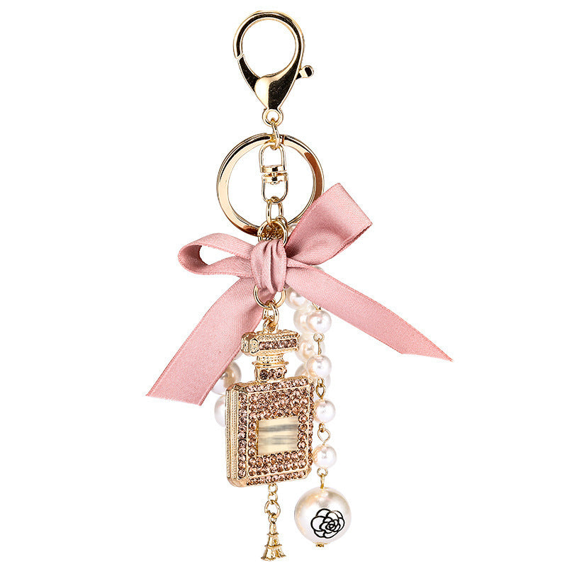 Creative Crystal Perfume Bottle Rhinestone Keychain a20fb0cf 1710 429e 9ef9 b908885ac933