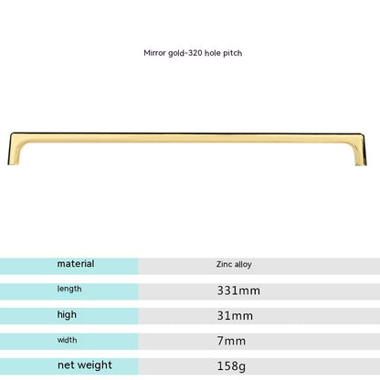 Nordic Cabinet Door Handle Modern Minimalist Black Gray Wardrobe Zinc Alloy Handle Kitchen Cabinet a23993fa 9c56 49b4 9f81 34