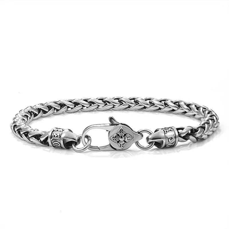 Woven Personality Simple Men's Six Words Mantra Vintage Bracelet a2564618 1b69 486b 9ec0 2c1a513e7feb