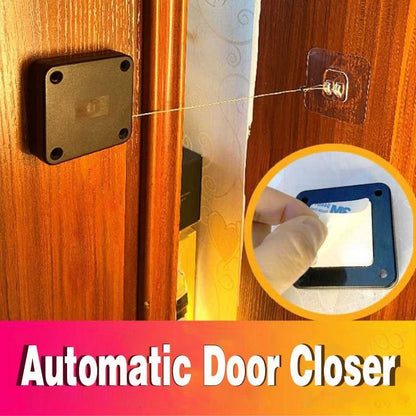Automatic Door Closer Punch-Free Soft Close Door Closers For Sliding Door Glass Door 500g-1000g Tension Closing Device a28cd1