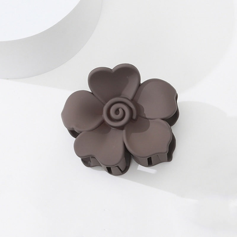 Dark Coffee Color Ladies Hairpin Temperament Pure Color Hair Jaw Clip a28f0562 deaf 40c8 b8f0 2361f96fc95b