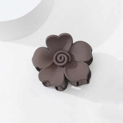 Dark Coffee Color Ladies Hairpin Temperament Pure Color Hair Jaw Clip a28f0562 deaf 40c8 b8f0 2361f96fc95b