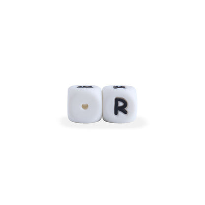 12mm Baby Products 26 Silicone English Alphabet Beads Teeth Accessories - HD Wireless Product #23