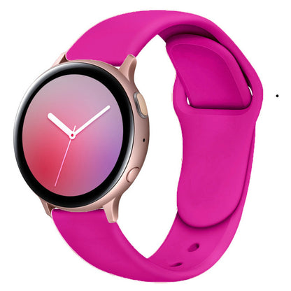 Suitable For Galaxy Active 2 Reverse Buckle Silicone Strap 20 22mm Sports Inner Buckle Strap - 图片 24