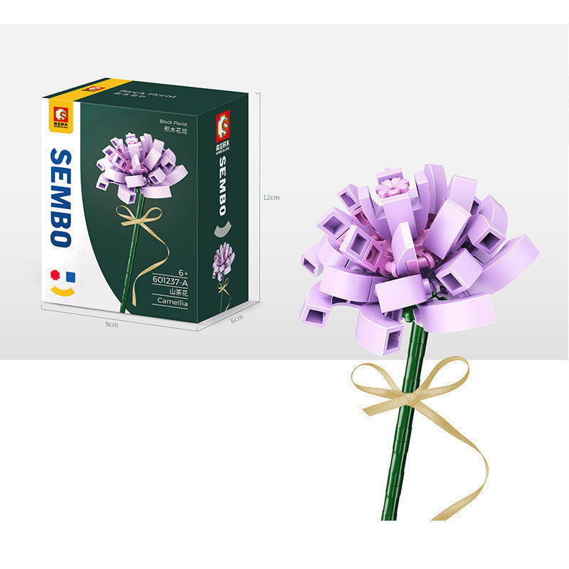 Bouquet Assembled Puzzle Building Block Toy a2be7bad c000 472c 8187 b2337230c573