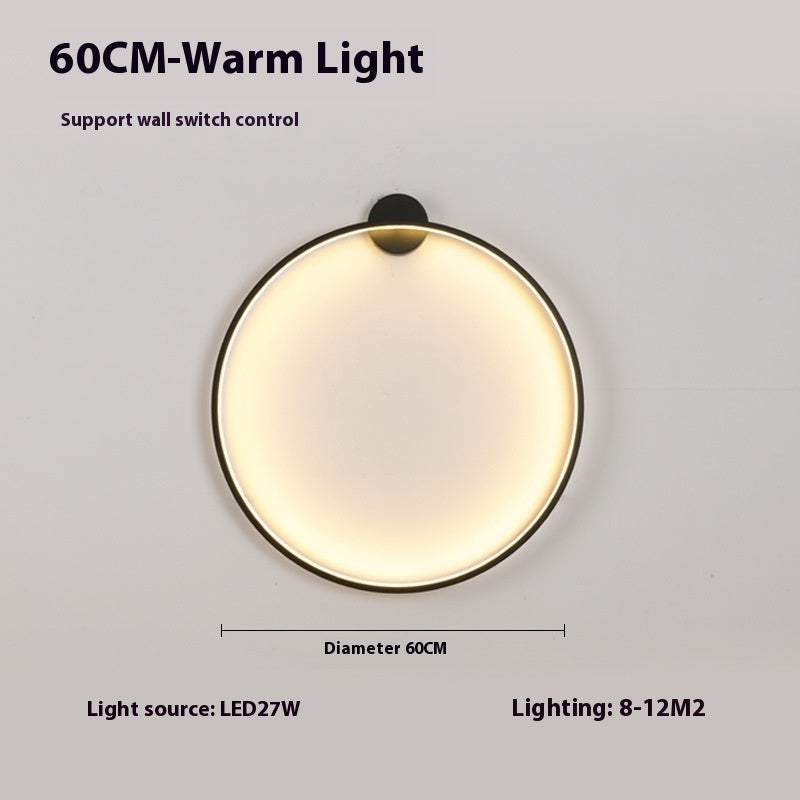 Minimalist Round Bedroom Bedside Lamp Wireless Living Room Sofa Background Wall Hotel Decorative Wall Lamp a2c7671e 99fd 47fe