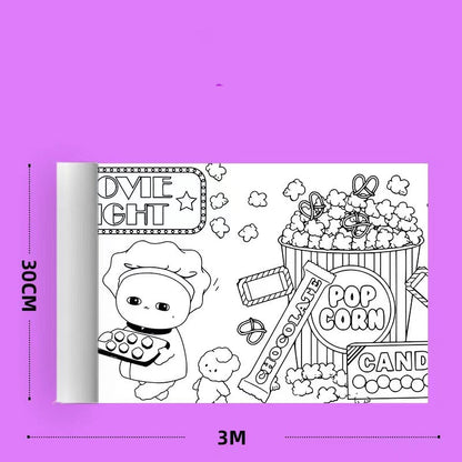 Children's Graffiti Scroll Color Filling Drawing Paper a2ca12b5 7ad0 4377 b0ae c0edc5b6d681
