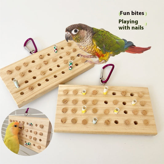 Parrot Toys Training Decompression Hanging Solid Wood Keyboard Toy a2ca99ce 7350 4ed8 9d3c 709e3bb12ab4