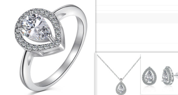 S925 Sterling Silver Jewelry Set a2ce16a5 588a 43a3 8b9f 975d2c2c9694