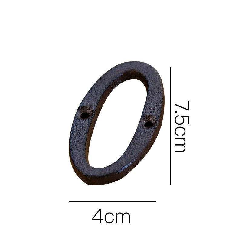 European-style Retro Cast Iron Three-dimensional Wrought Iron 26 English Letters Door Number a2f82a70 7878 4fd7 a7af 6f9fe6e3
