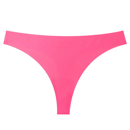 Women's Sports Seamless Thin Belt Ice Silk Low Waist Plus Size One-piece Briefs a310505a bd4a 40d1 b669 383f425445ec
