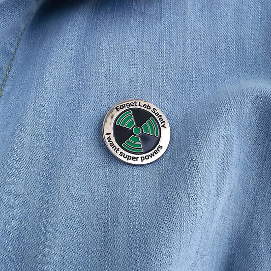 Science Forgets About Lab Safety Brooch a31b9b5b 2d95 4bf7 85ed 84f934fb68af