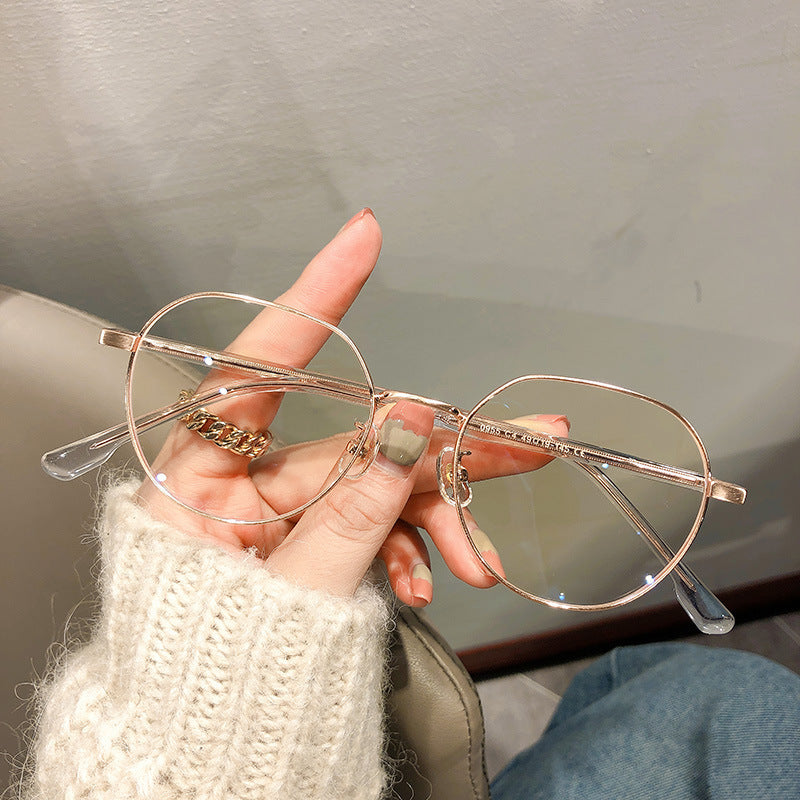 Metal Plain Myopic Face Without Makeup Glasses Acetate Frames Frame a32a147f a1d5 41a5 affa 6140b70cdaea