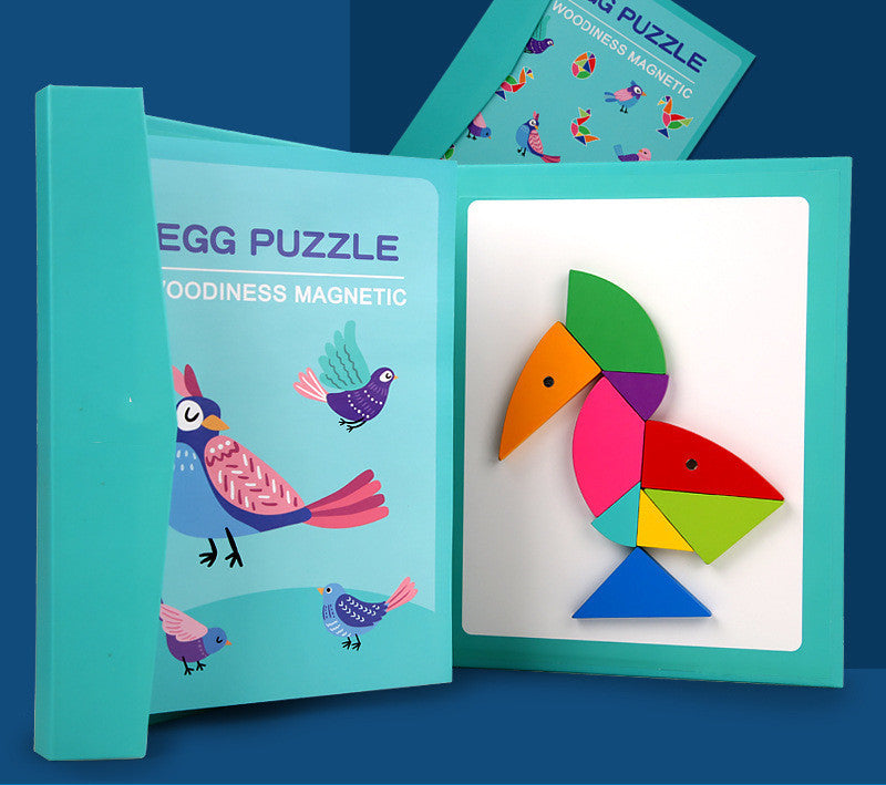 Children's Wooden Magnetic Tangram Educational Toy a337ac3b 3f8a 45e7 ac22 93c8feee0121