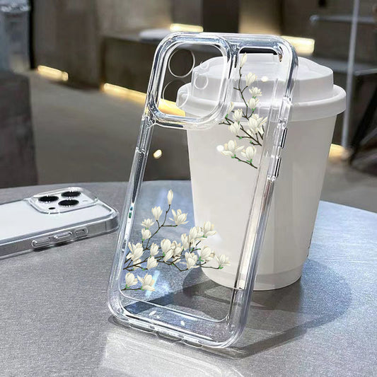 Antique Flower Transparent Phone Case a3416ade 6636 4b10 91e5 1696694b8bdd