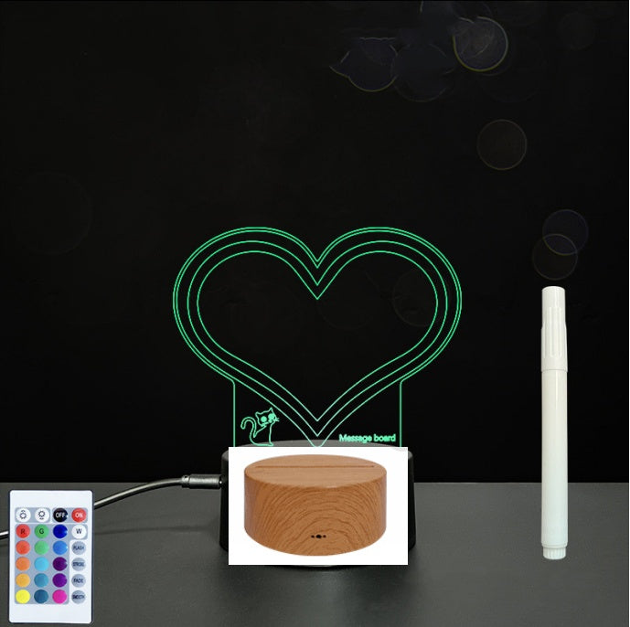 3D Acrylic Board Handwriting Message Board LED Light - HD Wireless Product #45