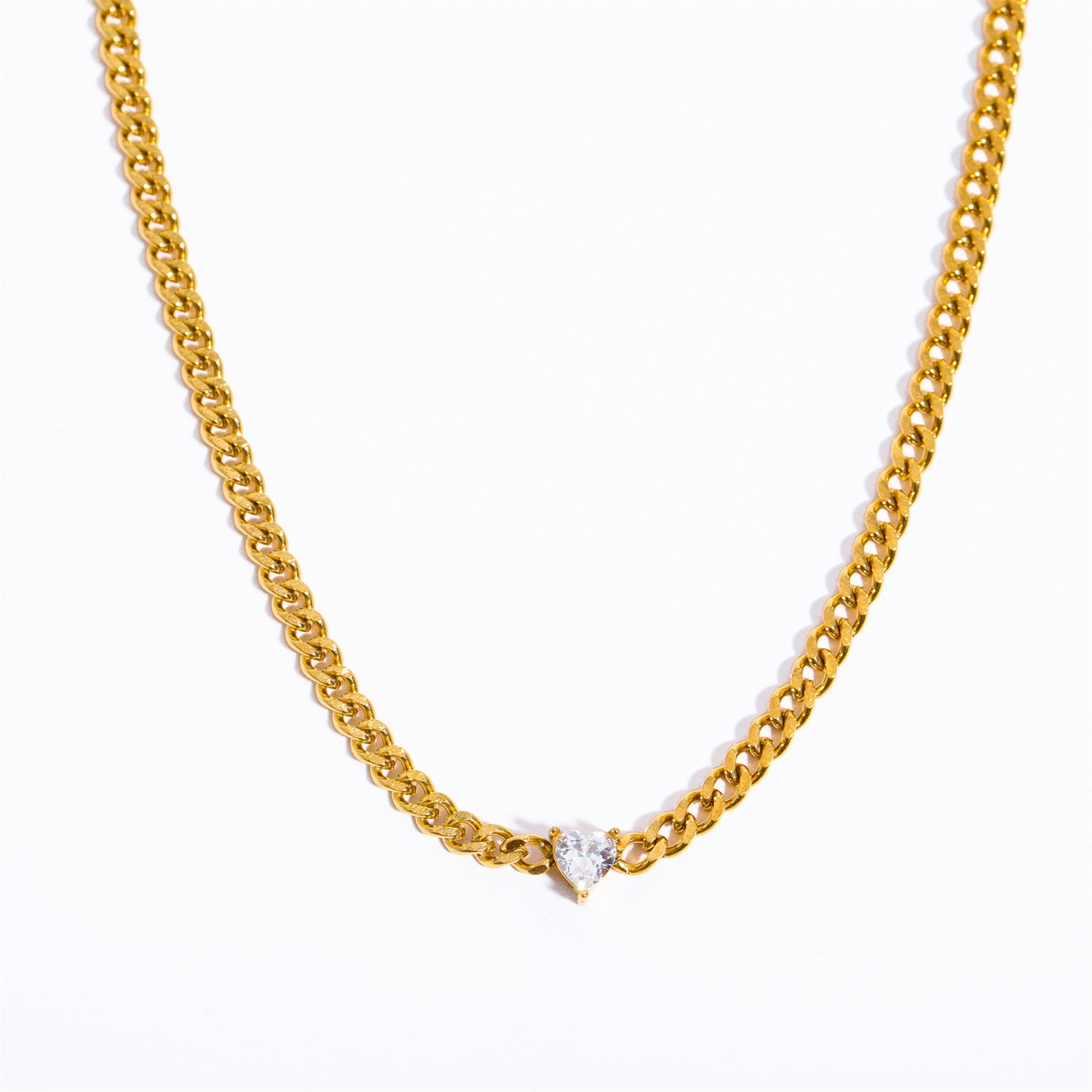 Heavy Industry Cuban Chain Love Necklace a35e3577 4ba0 445a bfda 064e65a350de